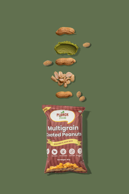 Multigrain Coated Wasabi Peanuts(pack of 5)