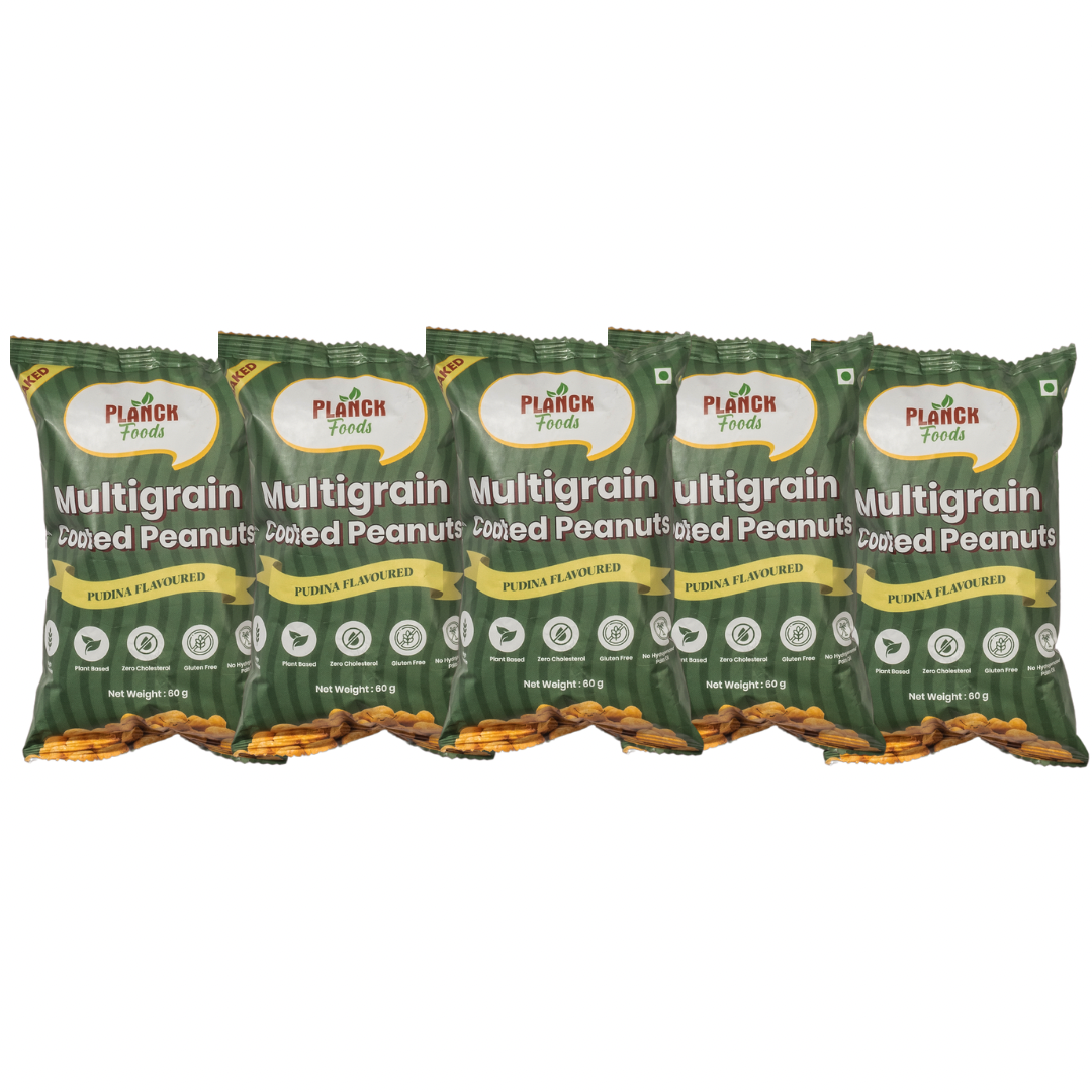 Multigrain Coated Pudina Peanuts (pack of 5)